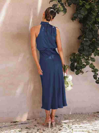Sexy Halter Women Evening Party Dresses
