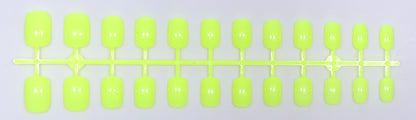 Simple Light Round Short Press on Nails