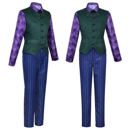 Halloween Batman The Dark Knight Joker Clown Costumes 1308