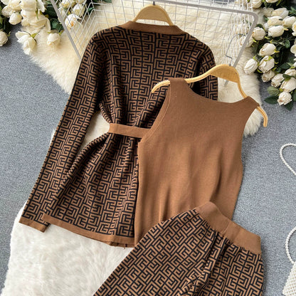 Casual Women 3pcs Outfit Suits