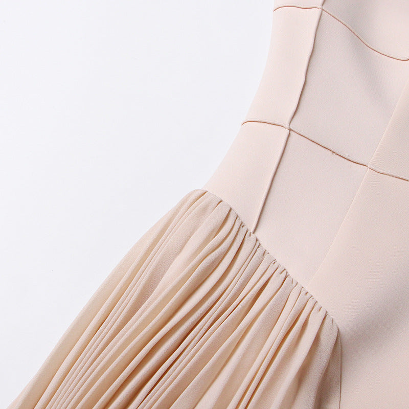 Elegant Round Neck Sleeveless A Line Dresses