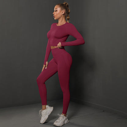 Fashion Simple Style Sports Yoga Suits for Women