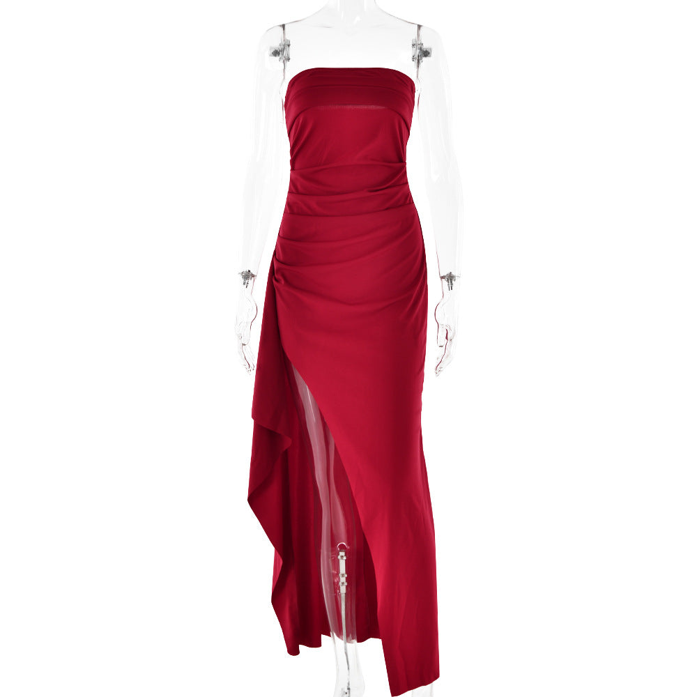 Sexy Strapless Backless Long Evening Dresses