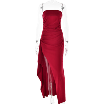Sexy Strapless Backless Long Evening Dresses