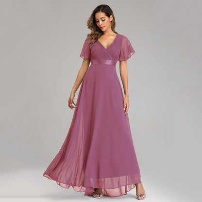 Elegant Chiffon Plus Sizes Bridesmaid Dresses