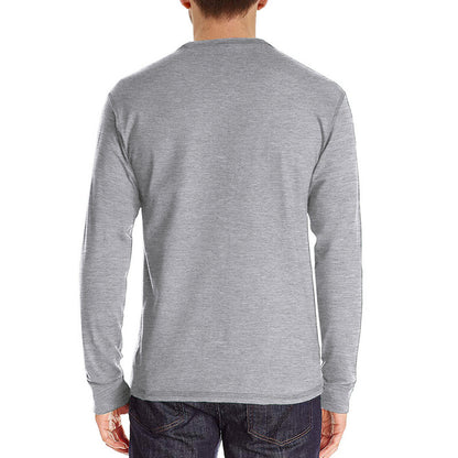 Casual Round Neck Long Sleeves T Shirts