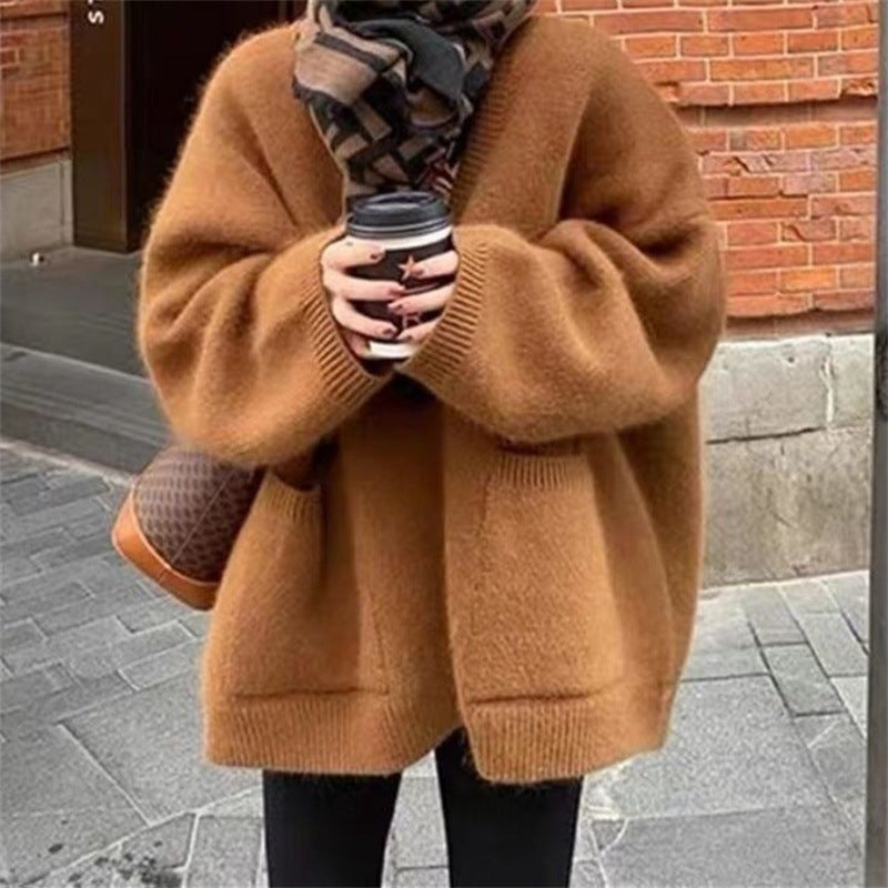 Vintage Knitted Cardigan Sweaters for Women