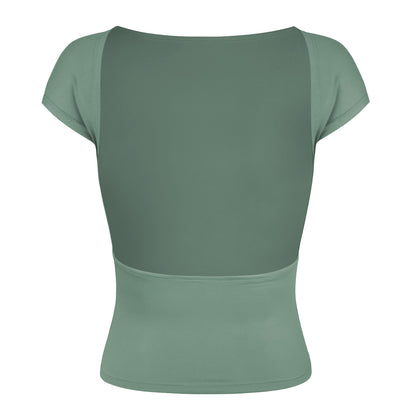 Sexy Backless Soft Summer Women Tight T Shirts