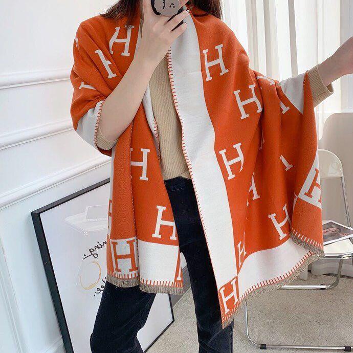 H Letter Winter Scarves