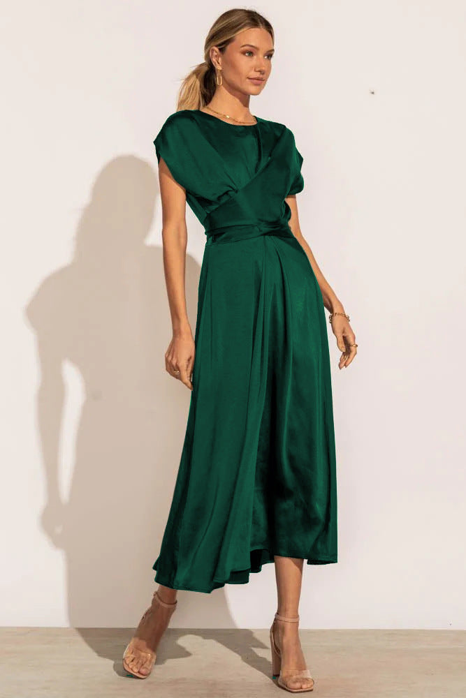 Fashion Summer Satin Evening Party Dresses