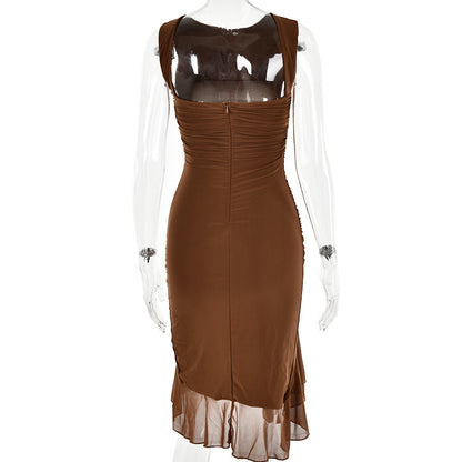 Sexy One Shoulder Summer Sleeves Sheath Dresses