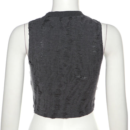 Sexy Summer Sleeveless Midriff Baring Tank Tops