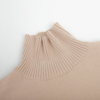Fashion High Neck Casual Lazy Knitted Pullover Sweaters