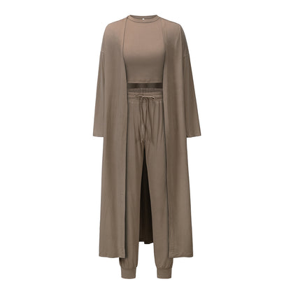 Casual Knitted Three Pieces Outfit Sets for Women