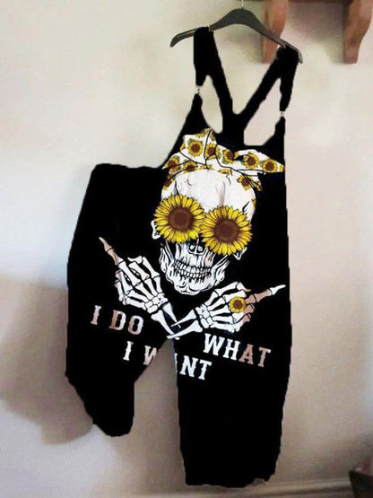 Casual Summer Floral Print Jumpsuits