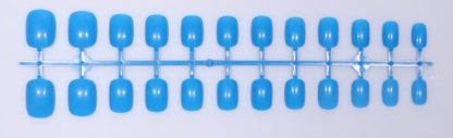 Simple Light Round Short Press on Nails