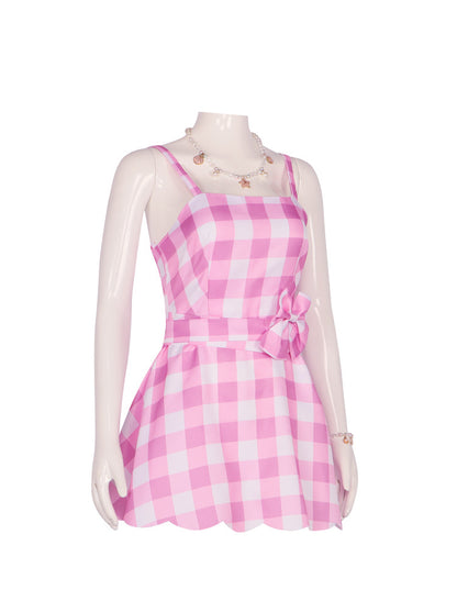 2023 Film Barbie Barbie Pink Dress Cosplay Costume for Party 1201