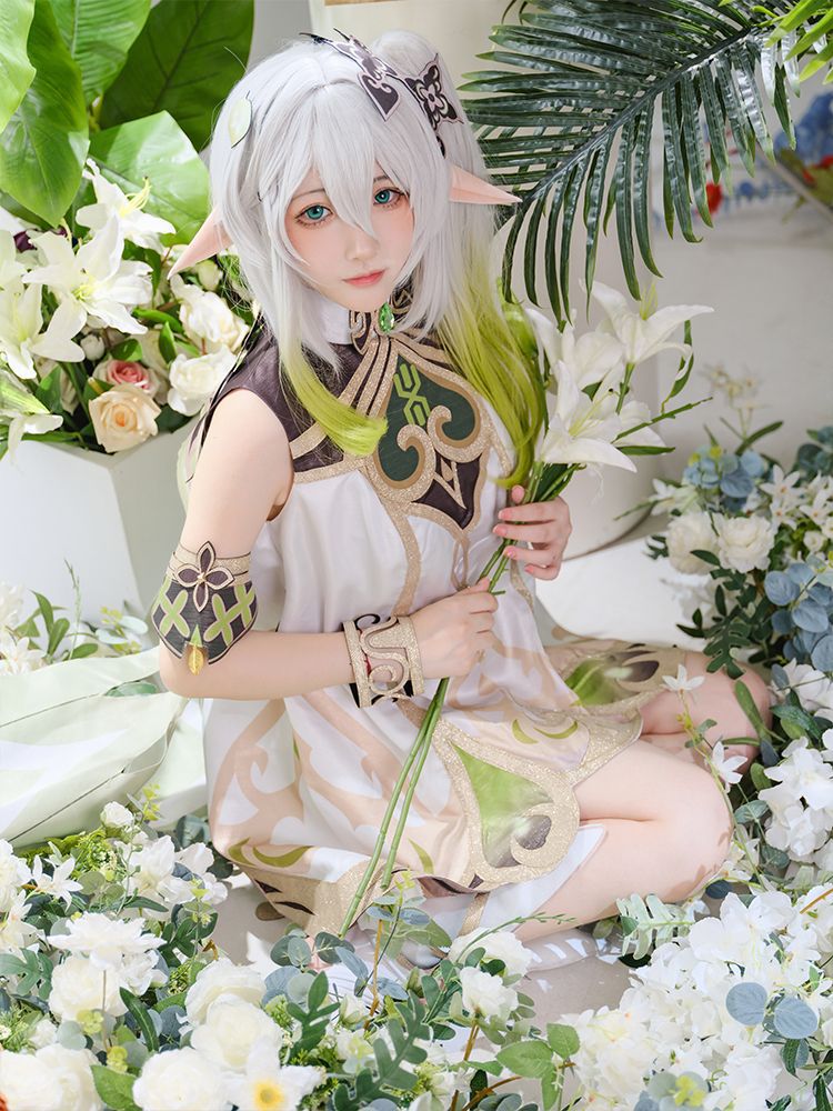 Genshin Impact Games Nahida Kusanali Cosplay Costume
