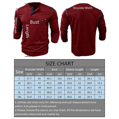 Casual Long Sleeves T Shirts for Men