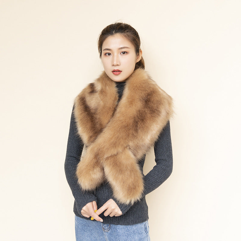 Fashion Artificial fox Fur Scarves for Women