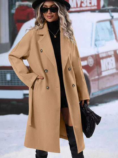 Fashion Women Midi Length Winter Coats