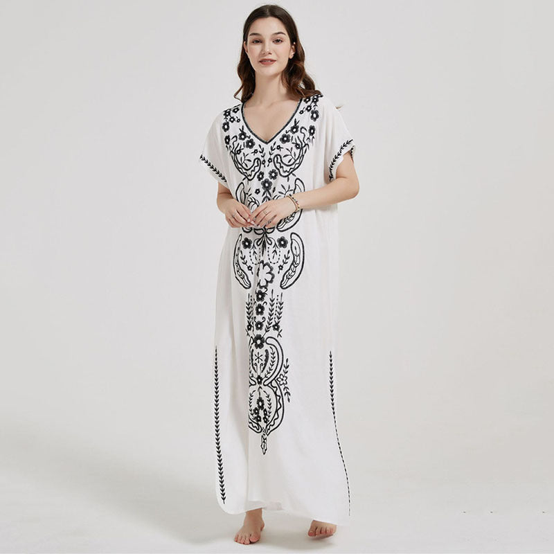 Casual Embroidery Summer Bikini Dresses