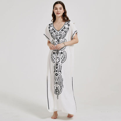 Casual Embroidery Summer Bikini Dresses