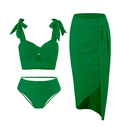 Sexy 3 Pieces Bikini Women Swimsuits Set