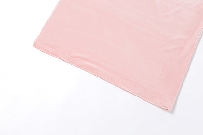 Sexy Pink Sheath Midi Dresses