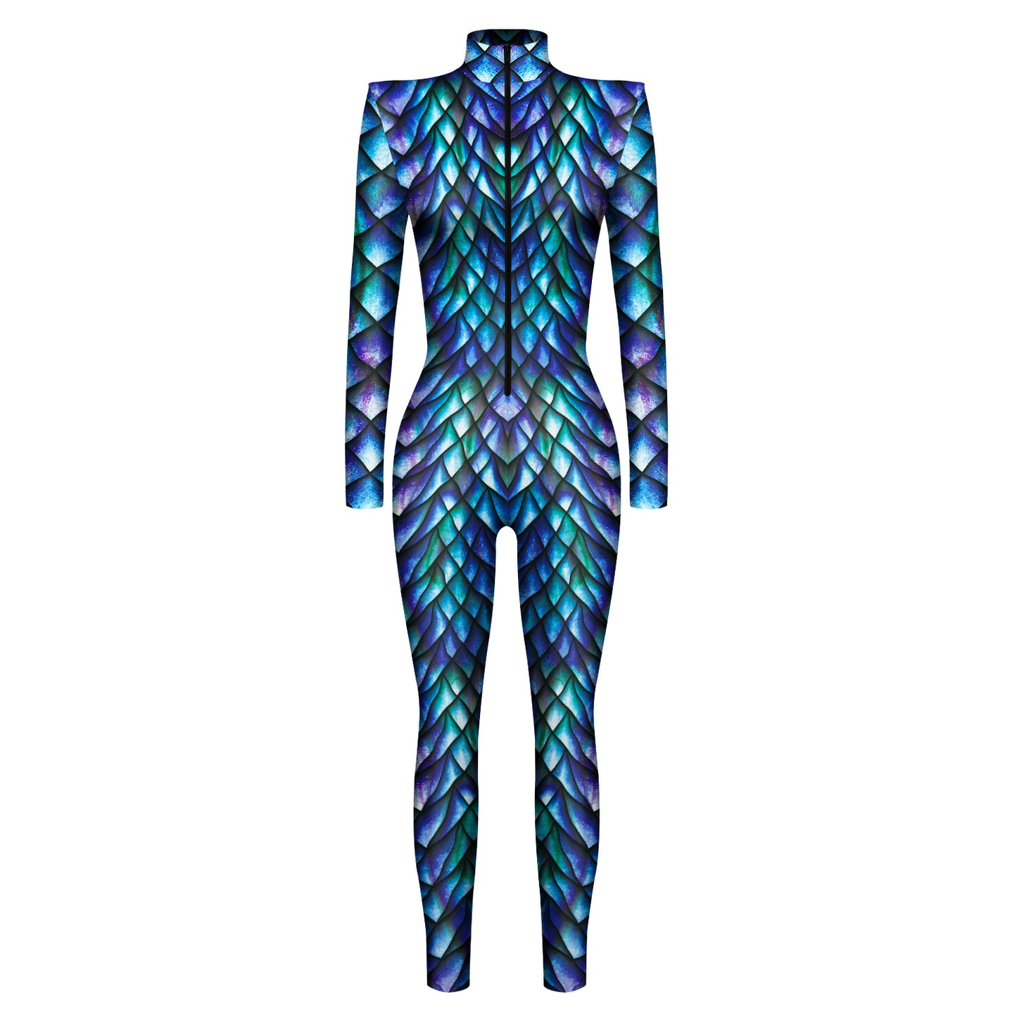 Halloween Skeleton Long Sleeves Jumpsuits Cosplay Costumes