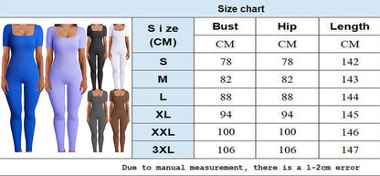Sexy Short Sleeves Sports Jumpsuits for Women