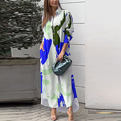 Casual Long Sleeves Shirts Dresses