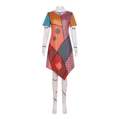 The Nightmare Before Christmas Sally Skellington Cosplay Costume