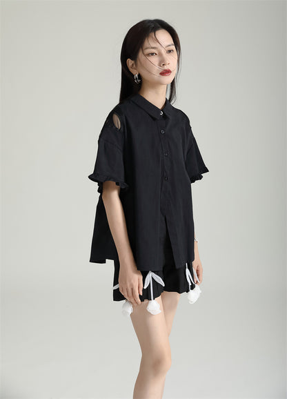 Designed Butterfly Double Sides Summer Shirts
