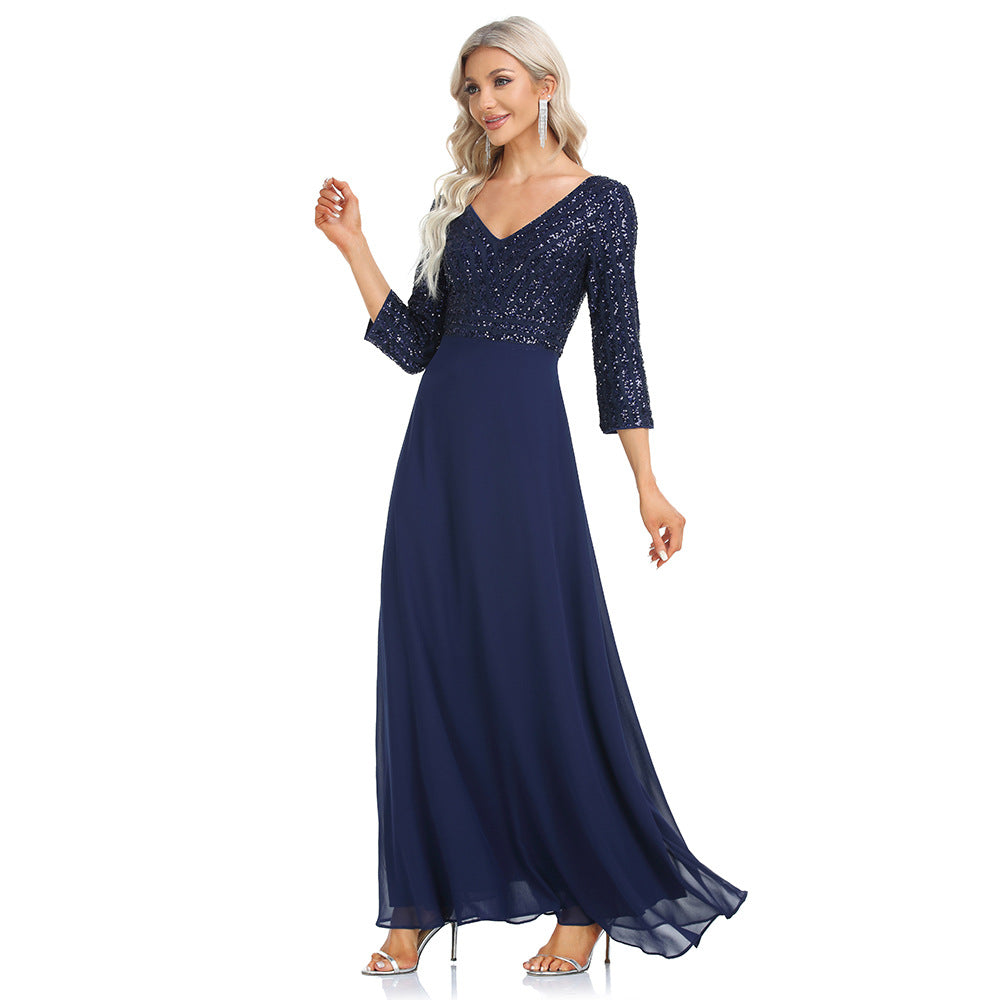 Elegant Chiffon A Line Evening Dresses/bridesmaid Dresses