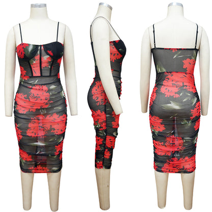 Sexy Fashion Spaghetti Straps Night Party Dresses