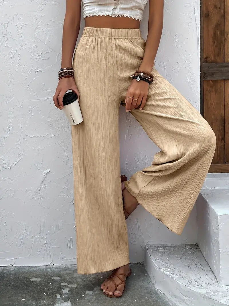 Casual Wide Legs Long Pants for Women