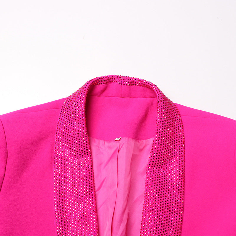 Luxury Designed Feather Blazer Coat for Women