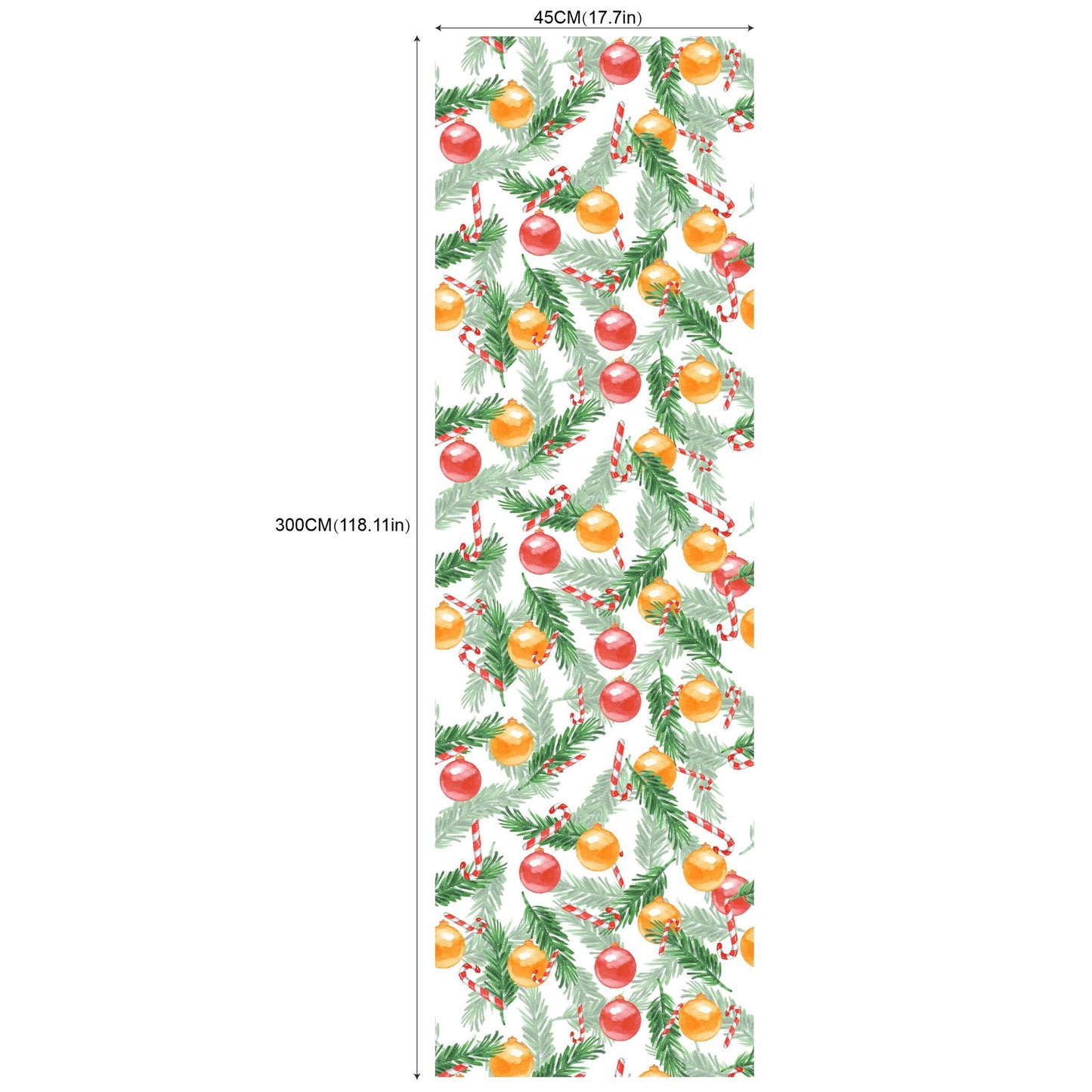 Environmental Friendly Self-adhesive Christmas Wallpaper
