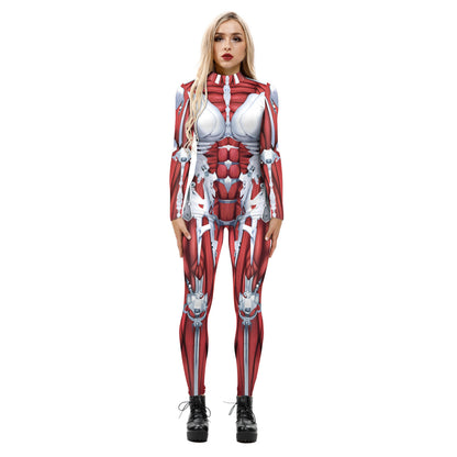 Halloween Armor Jumpsuits Cosplay Costumes