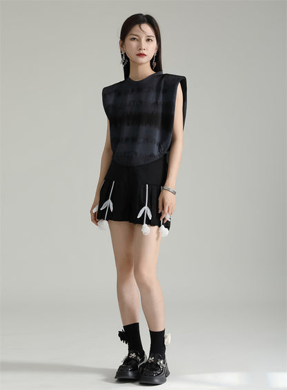 Designed Drawstring Dyed Summer T Shirts