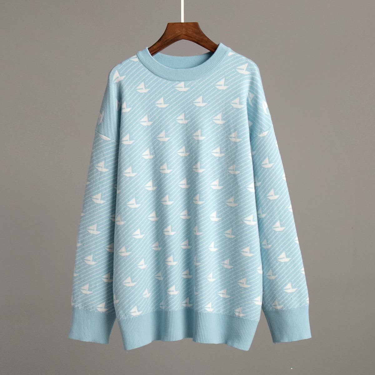 Casual Loose Knitted Pullover Sweaters for Women