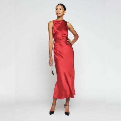 Sexy Stain Crossed Backless Evening Dresses