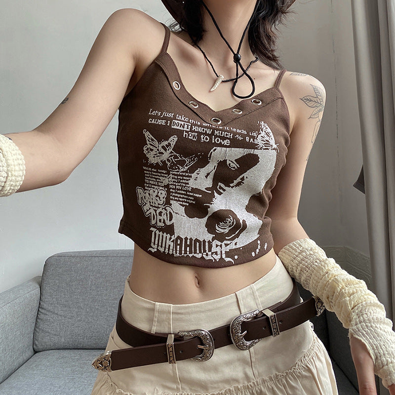 Sexy Coffee Summer Short Tank Tops