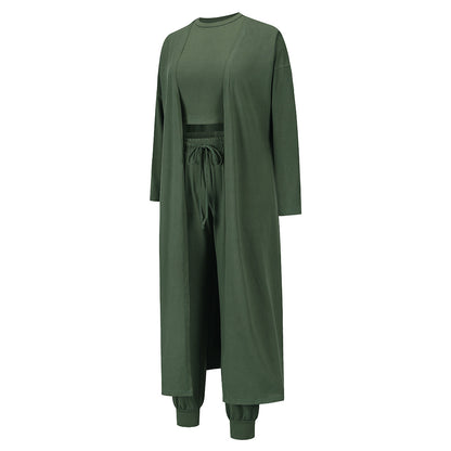 Casual Knitted Three Pieces Outfit Sets for Women
