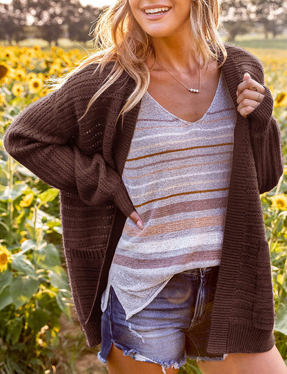 Casual Fall Knitted Cardigans