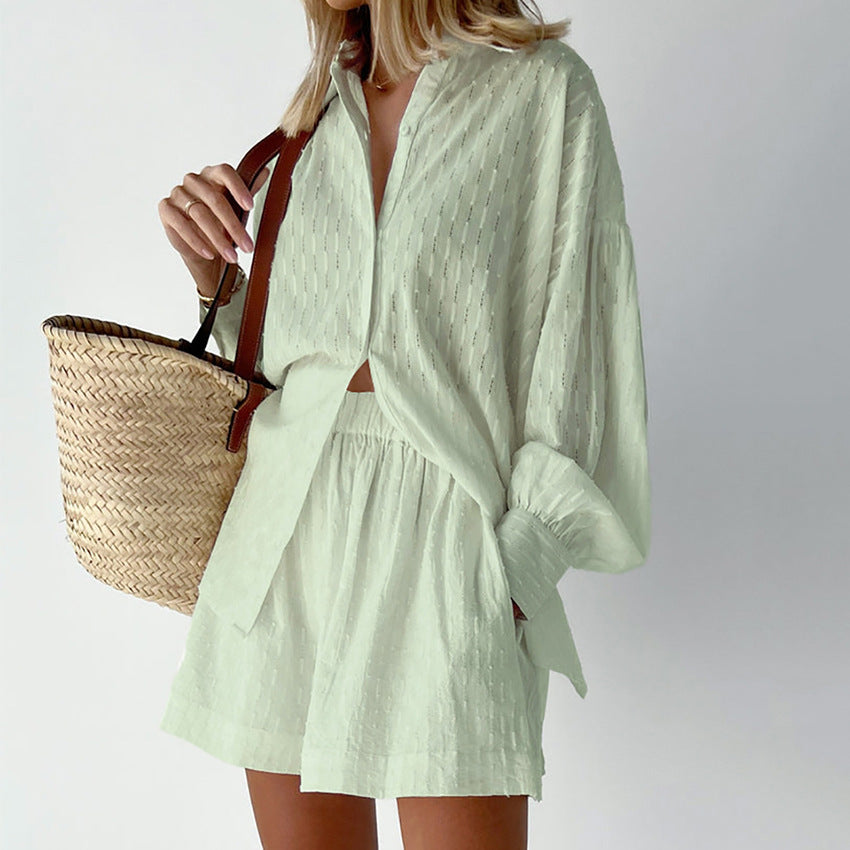 Designed Shirts & Shorts Two Pieces Suits for Women