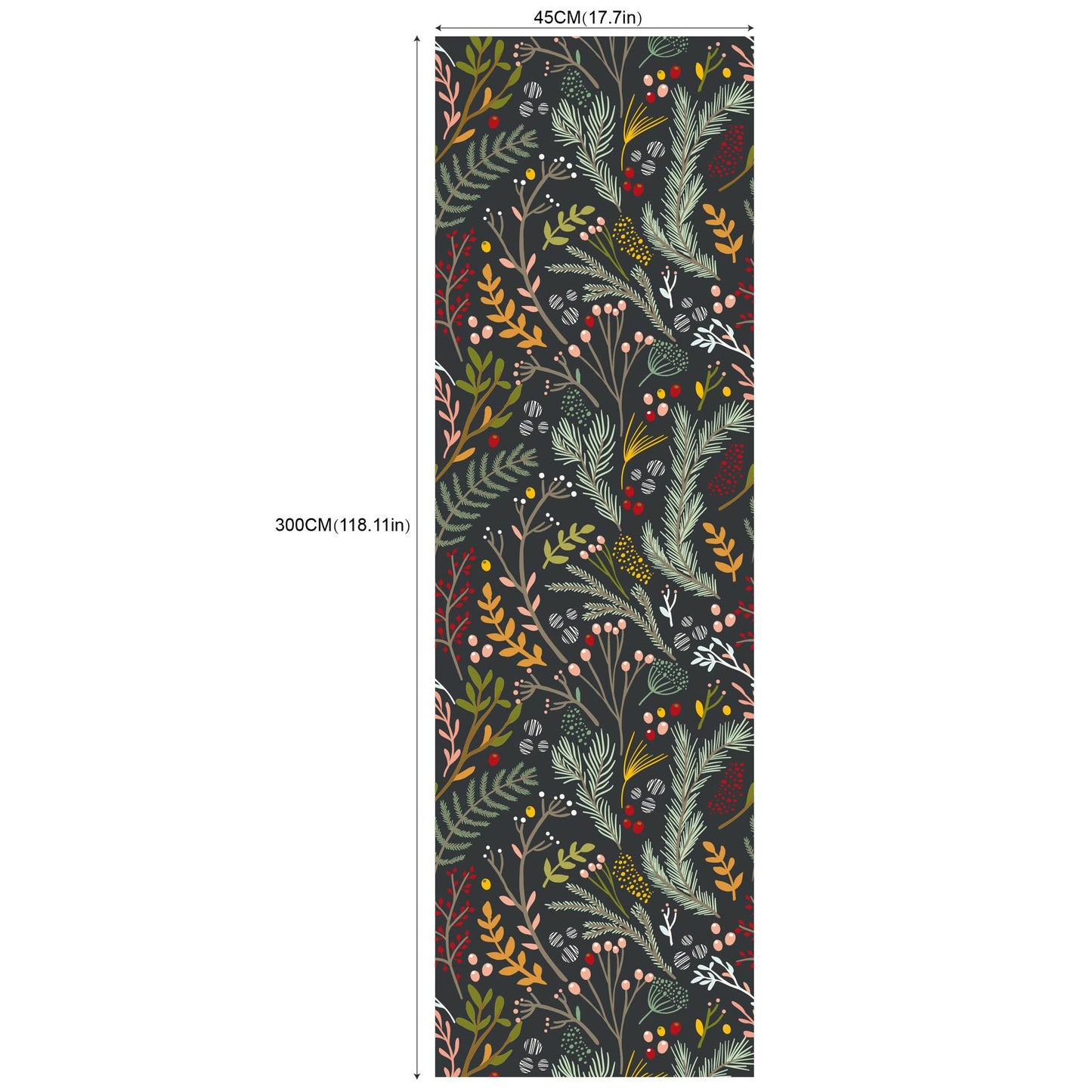Environmental Friendly Self-adhesive Christmas Wallpaper