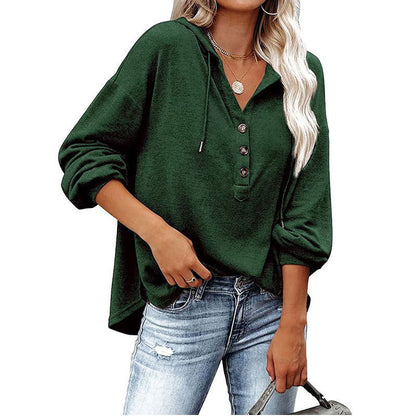 Casual Long Sleeves Hoodies Shirts for Women