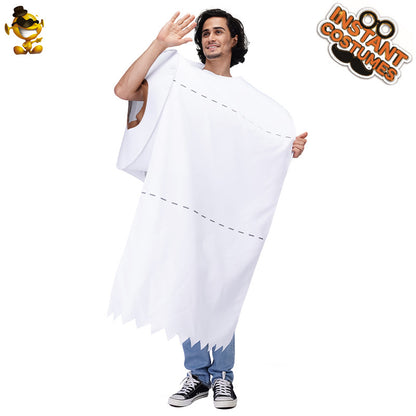 Halloween Toilet Paper spoof Costume Tops